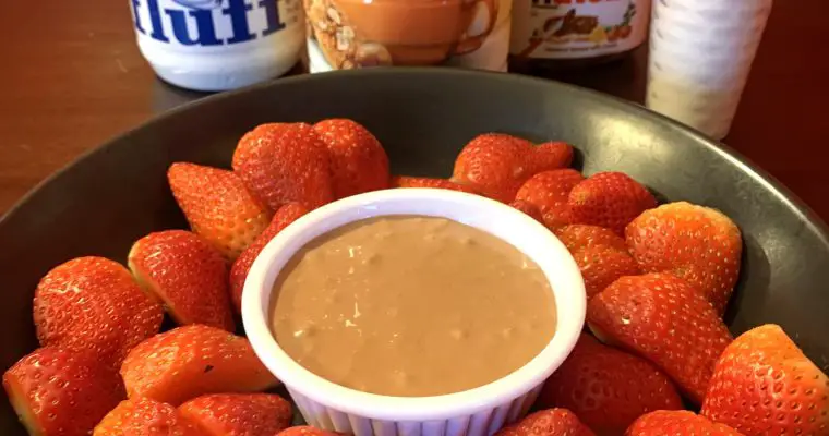 How To Make Quick and Amazing Hazelnut Nutella and Fluff Fruit Dip