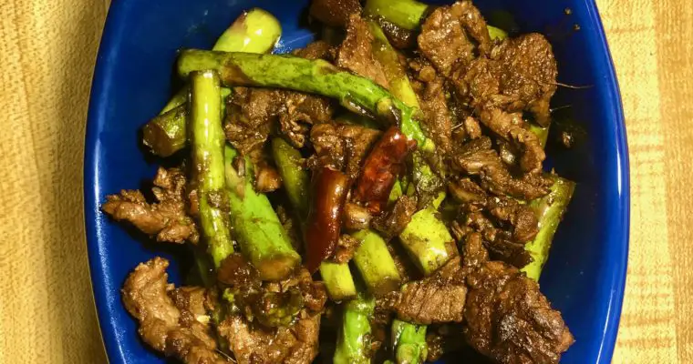 Quick Thai Steak and Asparagus Stir-Fry